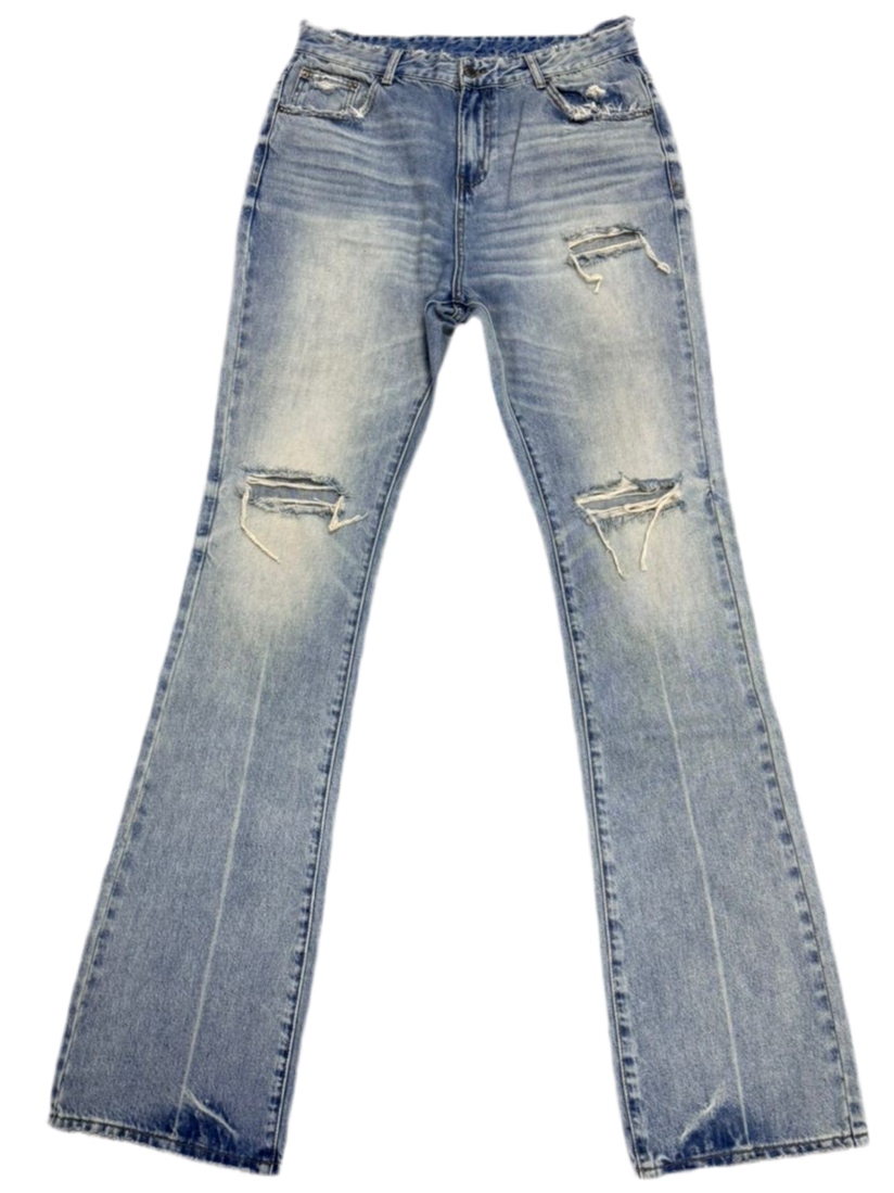 Calief Blue Vintage Wash Denim Jeans