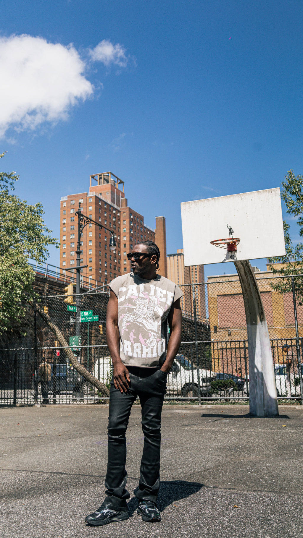 CALIEF 1991 WARRIORS SLEVELESS T-SHIRT