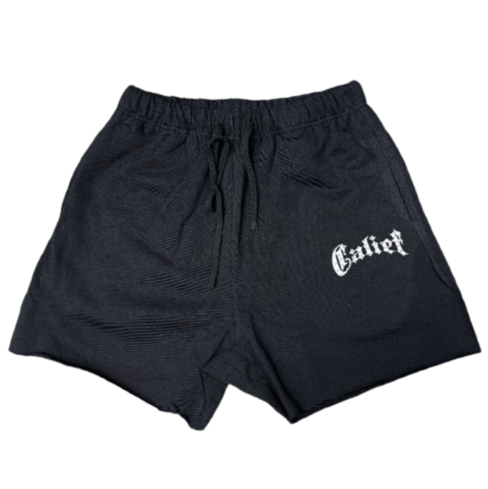 CALIEF BLACK MESH SHORTS